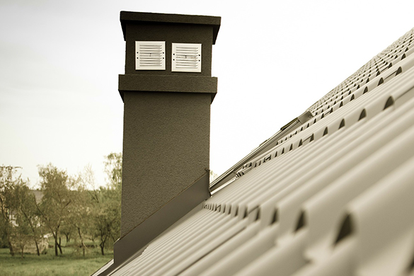 Fireplace chimney cap and screens