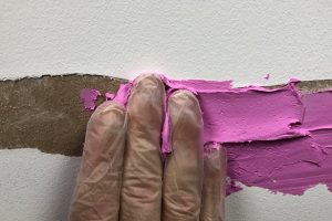 Spackle hand application for drywall repair