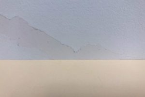 Flat surface to confirm level drywall repair