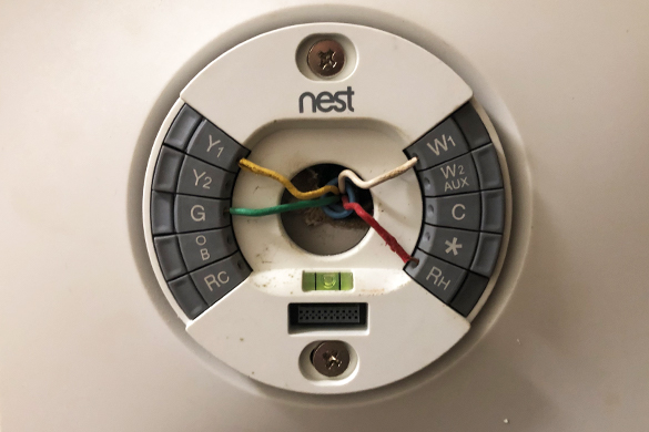 Digital smart thermostat installation