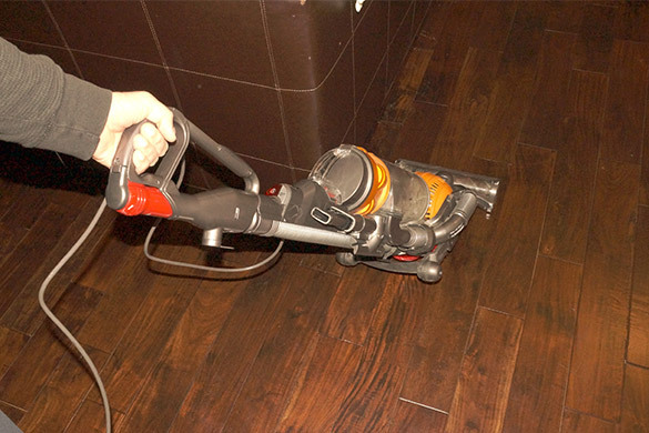 Vacuum the house before vacation